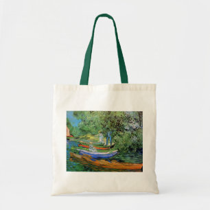 Vincent van Gogh - Oever van de Oise bij Auvers Tote Bag