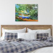 Vincent van Gogh - Oise bij Auvers Canvas Afdruk (Insitu (Slaapkamer))