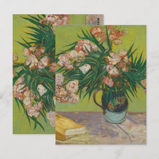 Vincent Van Gogh Oleander bloemenschilderij Briefkaart (Voorkant / Achterkant)