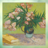 Vincent Van Gogh Oleander bloemenschilderij Raamsticker (Vel 3)