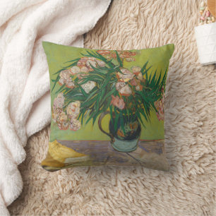 Vincent Van Gogh Oleander bloemschilderij Kussen