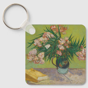Vincent Van Gogh oleander bloemschilderij Sleutelhanger