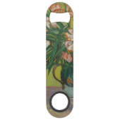 Vincent Van Gogh oleander bloemschilderij Speed Flessenopener (Achterkant)
