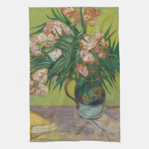 Vincent Van Gogh oleander bloemschilderij Theedoek