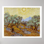 Vincent van Gogh | Olijfbomen, 1889 Poster (Voorkant)