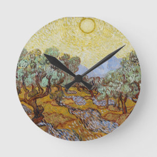 Vincent van Gogh Olijfbomen, 1889 Ronde Klok