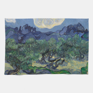Vincent van Gogh - Olijfbomen, Alpilles Theedoek