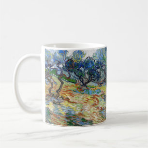 Vincent van Gogh - Olijfbomen: helderblauwe lucht Koffiemok
