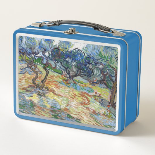 Vincent van Gogh - Olijfbomen: Heldere blauwe heme (Voorkant)