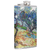 Vincent van Gogh - Olijfbomen: Heldere blauwe heme Heupfles (Rechts)