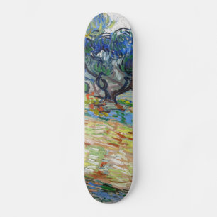 Vincent van Gogh - Olijfbomen: Heldere blauwe heme Skateboard