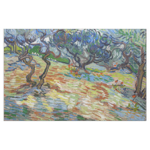 Vincent van Gogh - Olijfbomen: Heldere blauwe heme Stof