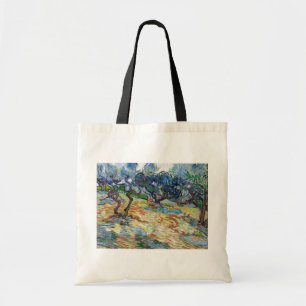 Vincent van Gogh - Olijfbomen: Heldere blauwe heme Tote Bag