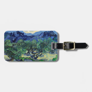 Vincent van Gogh - Olijfbomen met de Alpilles Bagagelabel