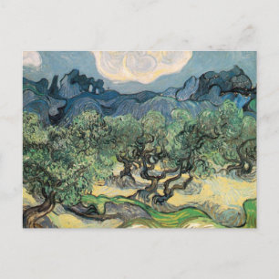 Vincent Van Gogh - Olijfbomen met de Alpilles Briefkaart