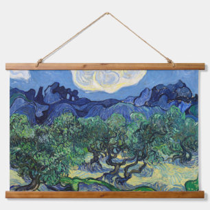 Vincent van Gogh - Olijfbomen met de Alpilles Hangend Wandkleed