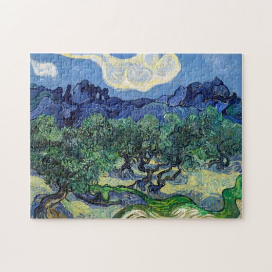 Vincent van Gogh - Olijfbomen met de Alpilles Legpuzzel (Horizontaal)