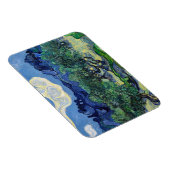 Vincent van Gogh - Olijfbomen met de Alpilles Magneet (Rechterzijde)