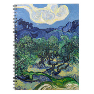 Vincent van Gogh - Olijfbomen met de Alpilles Notitieboek