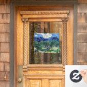 Vincent van Gogh - Olijfbomen met de Alpilles Raamsticker (Huis Deur)