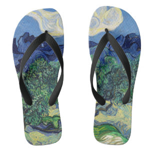 Vincent van Gogh - Olijfbomen met de Alpilles Teenslippers