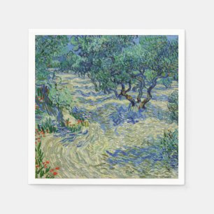 Vincent van Gogh - Olijfgaard: Helderblauwe Lucht Servet