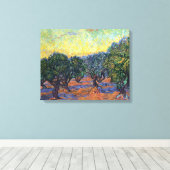 Vincent van Gogh Olijfgaard Impressionisme Kunst Canvas Afdruk (Insitu (Houten vloer))