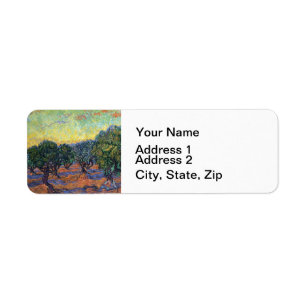 Vincent Van Gogh Olijfgaard Impressionisme Kunst Etiket