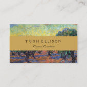 Vincent van Gogh Olijfgaard Impressionisme Kunst Visitekaartje (Voorkant)