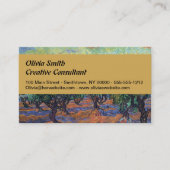 Vincent van Gogh Olijfgaard Impressionisme Kunst Visitekaartje (Voorkant)