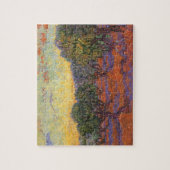 Vincent van Gogh - Olijfgaard, Oranje lucht Legpuzzel (Verticaal)