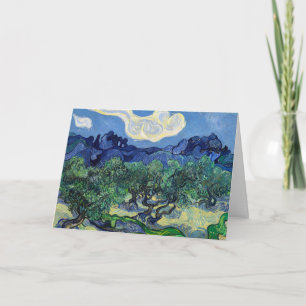 Vincent van Gogh - Olijven met de Alpilles Kaart