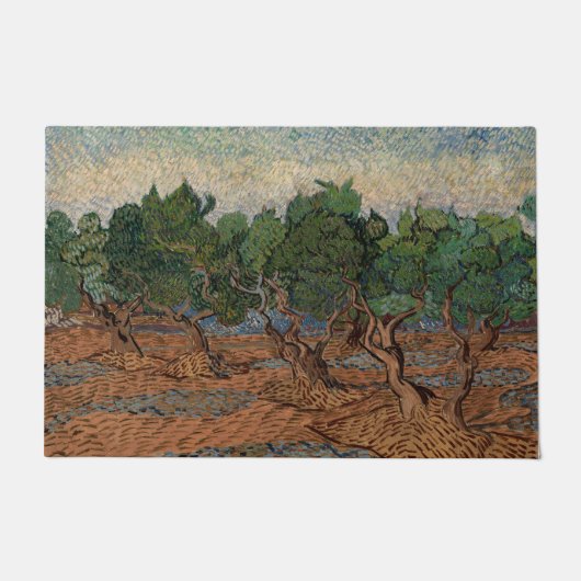 Vincent van Gogh - Olive Grove Deurmat (Voorkant)