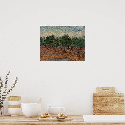 Vincent van Gogh - Olive Grove Poster (Keuken)