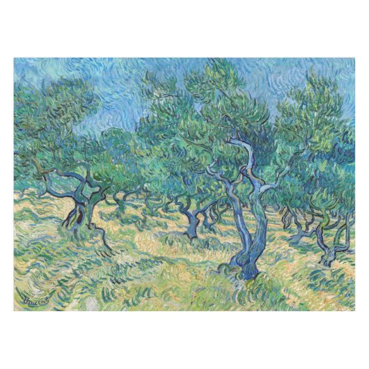 Vincent van Gogh - Olive Grove Tafelkleed (Voorkant (Horizontaal))