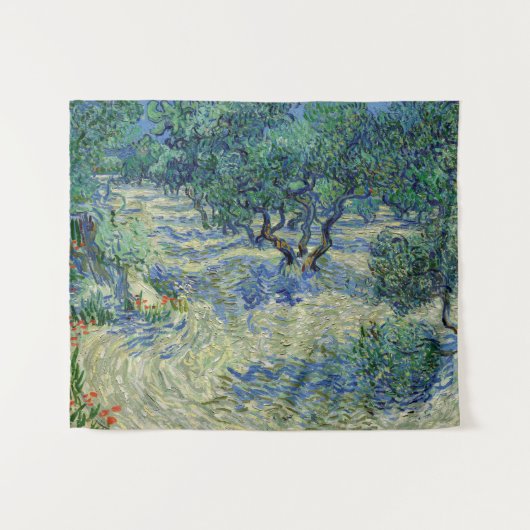 Vincent van Gogh - Olive Orchard Wandkleed (Voorkant (horizontaal))
