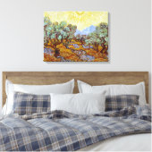 Vincent van Gogh Olive Trees Canvas Afdruk (Insitu (Slaapkamer))