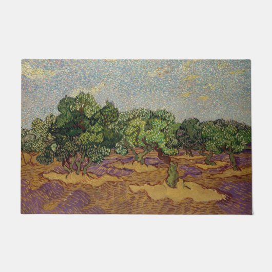 Vincent van Gogh - Olive Trees Deurmat (Voorkant)