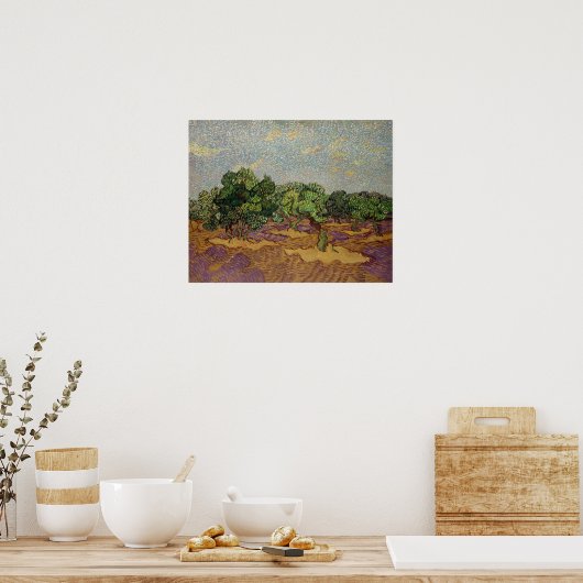 Vincent van Gogh - Olive Trees Poster (Keuken)