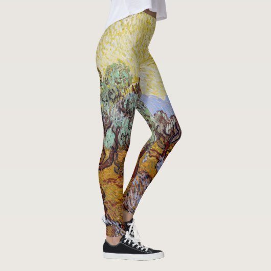 Vincent van Gogh - Olive Trees, Yellow Sky en Sun Leggings (Rechts)