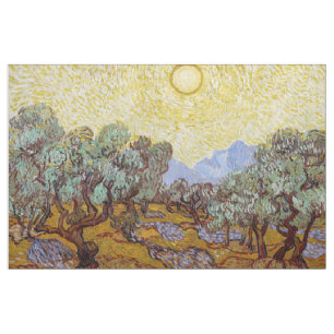Vincent van Gogh - Olive Trees, Yellow Sky en Sun Stof