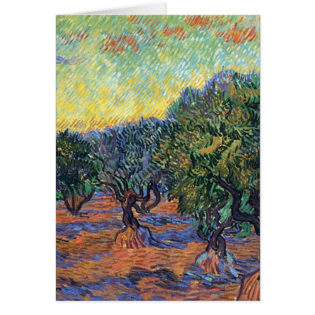 Vincent Van Gogh Oliveraie Impressionnisme Art (Devant)