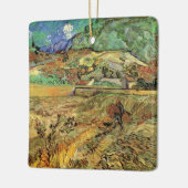 Vincent van Gogh - Omheind tarweveld als boer Keramisch Ornament (Links)