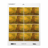 Vincent van Gogh - Ondergroei Etiket (Full Sheet)