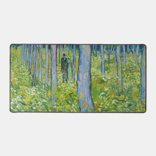 Vincent van Gogh - Ondergroei met twee figuren Bureaumat