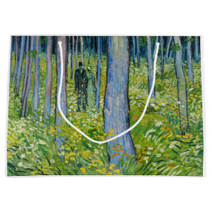 Vincent van Gogh - Ondergroei met twee figuren Groot Cadeauzakje