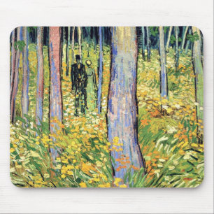 Vincent Van Gogh - Ondergroei met twee figuren Muismat