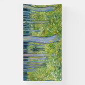 Vincent van Gogh - Ondergroei met twee figuren Spandoek (Verticaal)