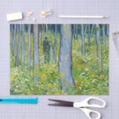 Vincent van Gogh - Ondergroei met twee figuren Tissuepapier (Craft)