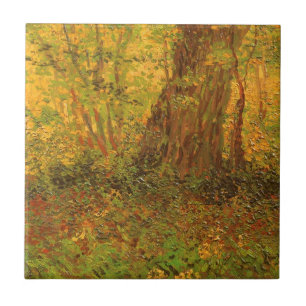 Vincent van Gogh - Ondergroei Tegeltje